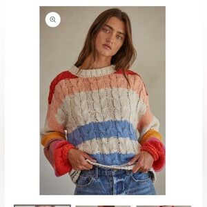 Free spirit crewneck sweater